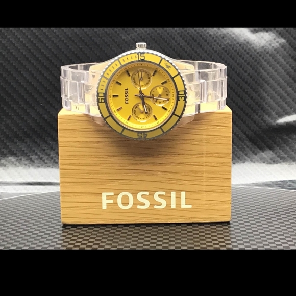 Ladie's Fossil Yellow on Clear - Picture 3 of 6
